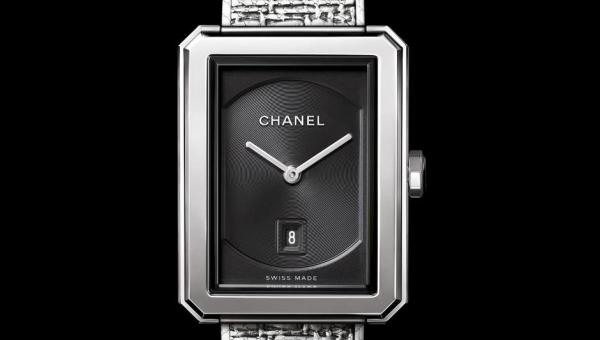 Exemple d'une montre avec un bracelet métallique