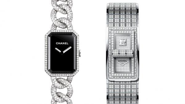 Example of diamond set watch